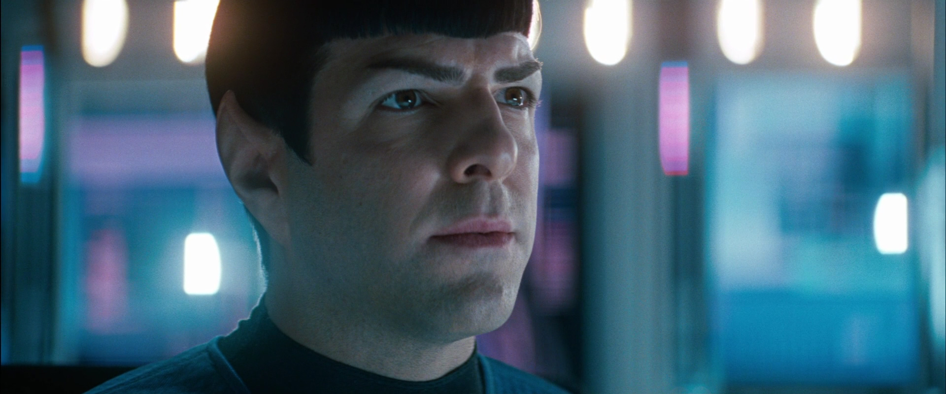 Star Trek Into Darkness (2013). Starring Chris Pine, Zoe Saldana and Zachary Quinto. Star Trek Into Darkness