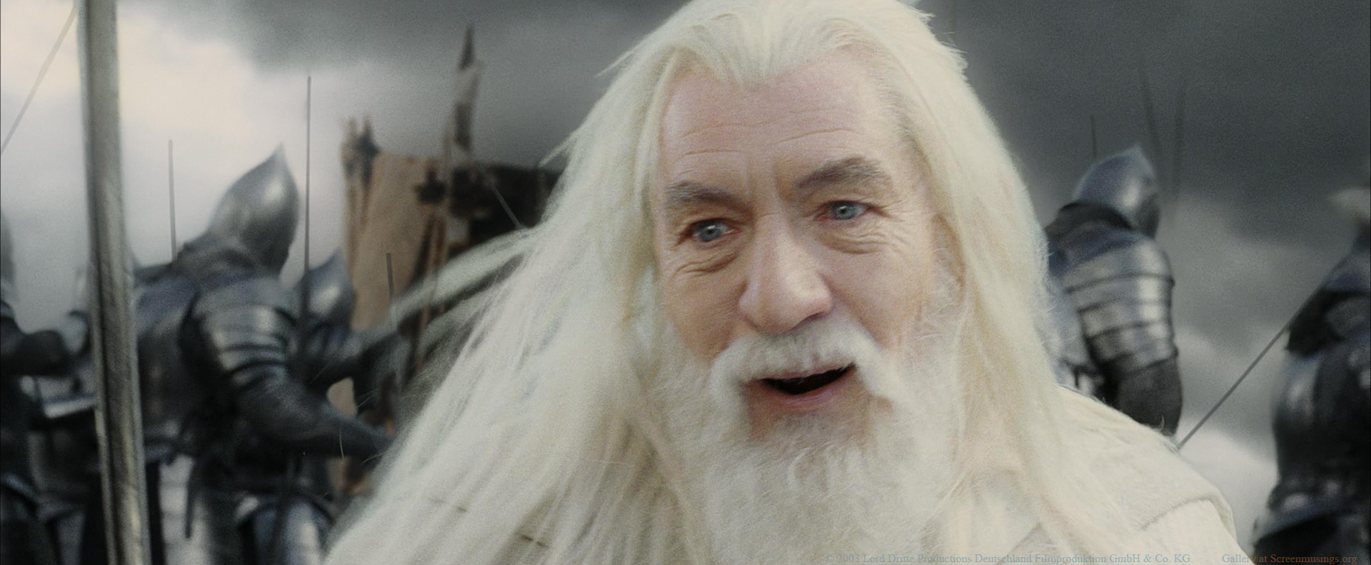 The Lord of the Rings: The Return of the King (2003). Cinematography by Andrew Lesnie Ian McKellen, Gandalf in The Lord of the Rings: The Return of the King