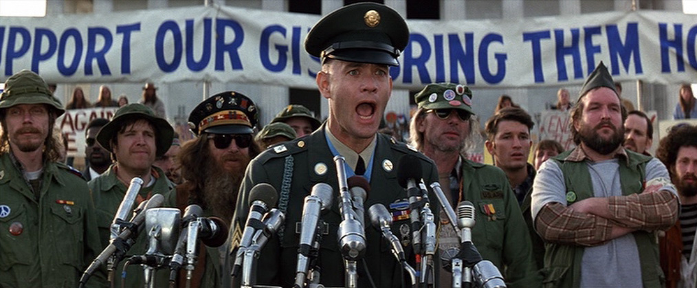 Forrest Gump. Robert Zemeckis (1994). Starring Tom Hanks and Robin Wright Tom Hanks in Forrest Gump